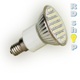 LED žárovka E27 SMD 60 3528 230V 3W studená bílá